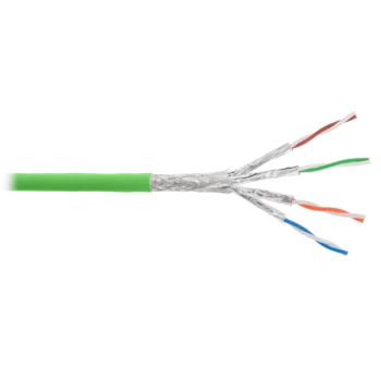 Кабель NIKOLAN S/FTP 4 пары, Кат.7 (Класс F), тест по ISO/IEC, 600МГц, одножильный, BC (чистая медь), 23AWG (0,56мм), внутренний, LSZH нг(А)-HFLTx, са Кабель NIKOLAN S/FTP 4 пары, Кат.7 (Класс F), тест по ISO/IEC, 600МГц, одножильный, BC (чистая медь), 23AWG (0,56мм), внутренний, LSZH нг(А)-HFLTx, са